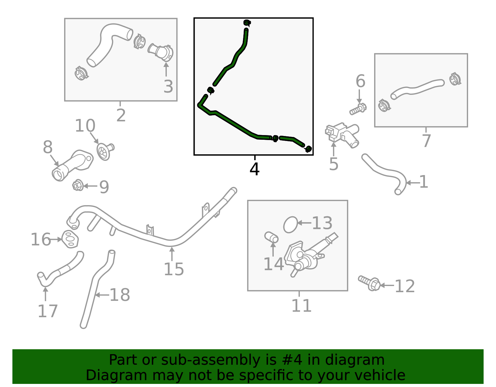 2020-2024 Kia Forte Overflow Hose 25450-M6000 | OEM Parts Online