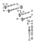 5175443AA - Engine 3.0L Six Cylinder: Core Plug, Left, Cylinder Head for Mopar Image