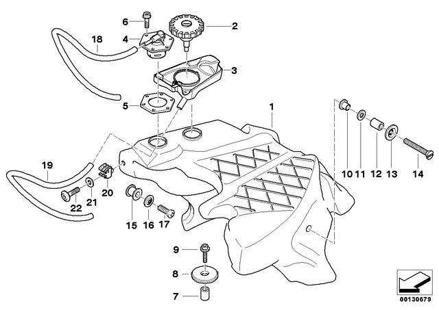 16111342051 - : Fuel Hose for BMW-Motorrad Image