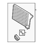 64116975553 - HVAC: Evaporator Core for BMW: 228i, 228i xDrive, 230i, 230i xDrive, 320i, 320i xDrive, 328d, 328d xDrive, 328i, 328i GT xDrive, 328i xDrive, 330e, 330i, 330i GT xDrive, 330i xDrive, 335i, 335i GT xDrive, 335i xDrive, 340i, 340i GT xDrive, 340i xDrive, 428i, 428i Gran Coupe, 428i xDrive, 428i xDrive Gran Coupe, 430i, 430i Gran Coupe, 430i xDrive, 430i xDrive Gran Coupe, 435i, 435i Gran Coupe, 435i xDrive, 435i xDrive Gran Coupe, 440i, 440i Gran Coupe, 440i xDrive, 440i xDrive Gran Coupe, ActiveHybrid 3, M2, M235i, M235i xDrive, M240i, M240i xDrive, M3, M4 Image