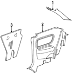 21041094 - Body: Quarter Trim for GM Image