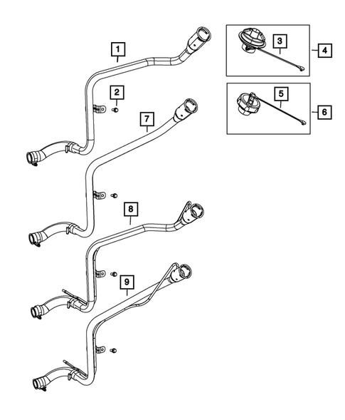 Fuel Tank Filler Tube for 2012 Jeep Patriot #0