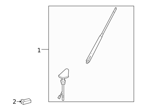 Antenna & Radio for 2004 Dodge Sprinter 3500 #1
