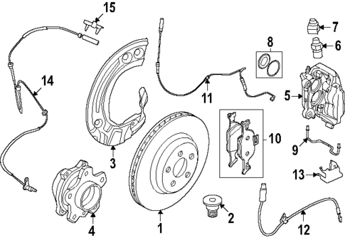 Front Brakes for 2025 BMW 430i #1