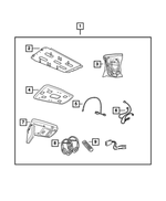 68022580AC - Mopar Accessories - Component Parts: Overhead Dvd Assembly for Mopar Image