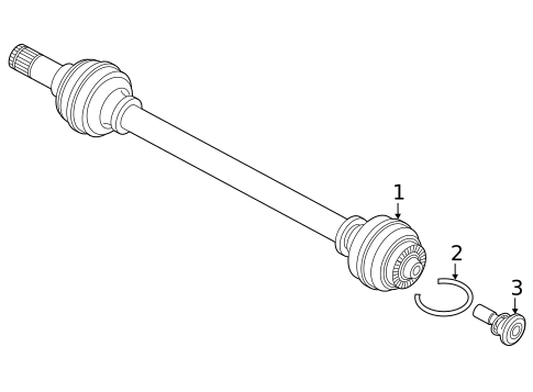 Drive Axles for 2023 BMW iX #1