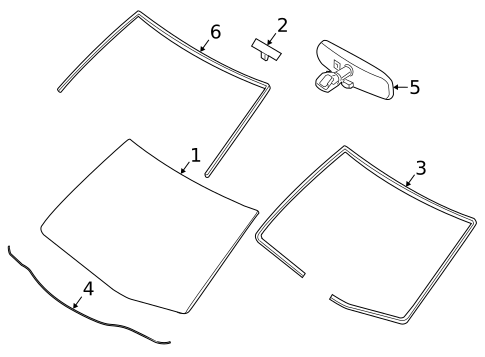 Reveal Moldings for 2019 Nissan Versa #0