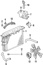 52006642 - : Radiator Upper Insulator for Jeep: Grand Cherokee, Grand Wagoneer Image