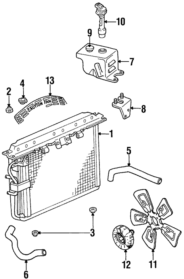 5191933AA - Cooling System: Radiator for Mopar Image