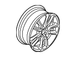 Rin Genuine Aluminum Rim Skadi 8 X 18 Inch for 2017-2018 Volvo