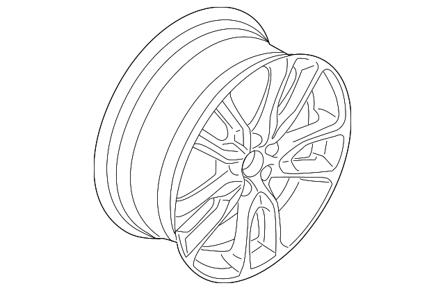 Genuine Aluminum Rim Skadi 8 X 18 Inch for 2017-2018 Volvo