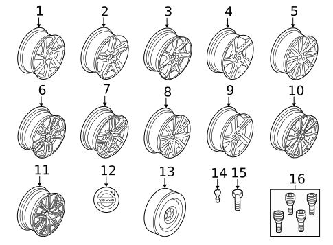 Wheels for 2015 Volvo V60 #0
