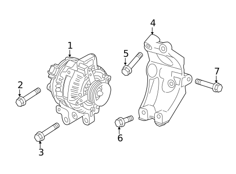 Radiator & Components for 2014 Cadillac CTS #5