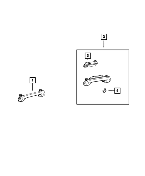 Headliners - Visors - Assist Straps for 2023 Jeep Compass #2