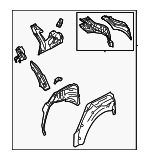 51510FL0819P - Body: Inner Panel Assembly for Subaru: Crosstrek Image