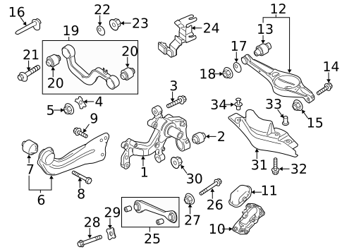 Rear Suspension for 2015 Volkswagen Golf #35