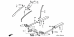 77304SH5A01 - Interior/Bumper: LOCK, INSTRUMENT COVER (LOWER) for Acura Image