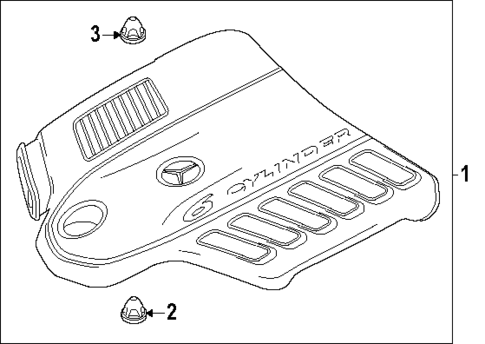 Engine Appearance Cover for 2024 Mercedes-Benz CLE53 AMG #0
