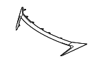 5312176030 - Body: Upper Molding for Lexus: CT200h Image