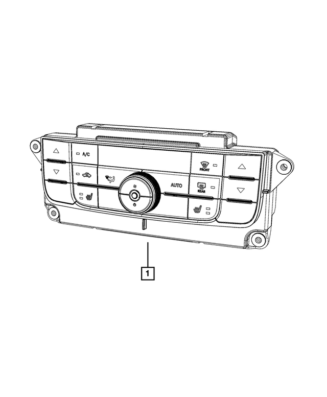 « 55111916AR – Electrical : Chauffage Et Climatisation Commande, Etats-unis pour Mopar Image »