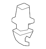 7434833040E1 - Body: Sun-visor Holder for Toyota: 4Runner, Highlander, Land Cruiser Image