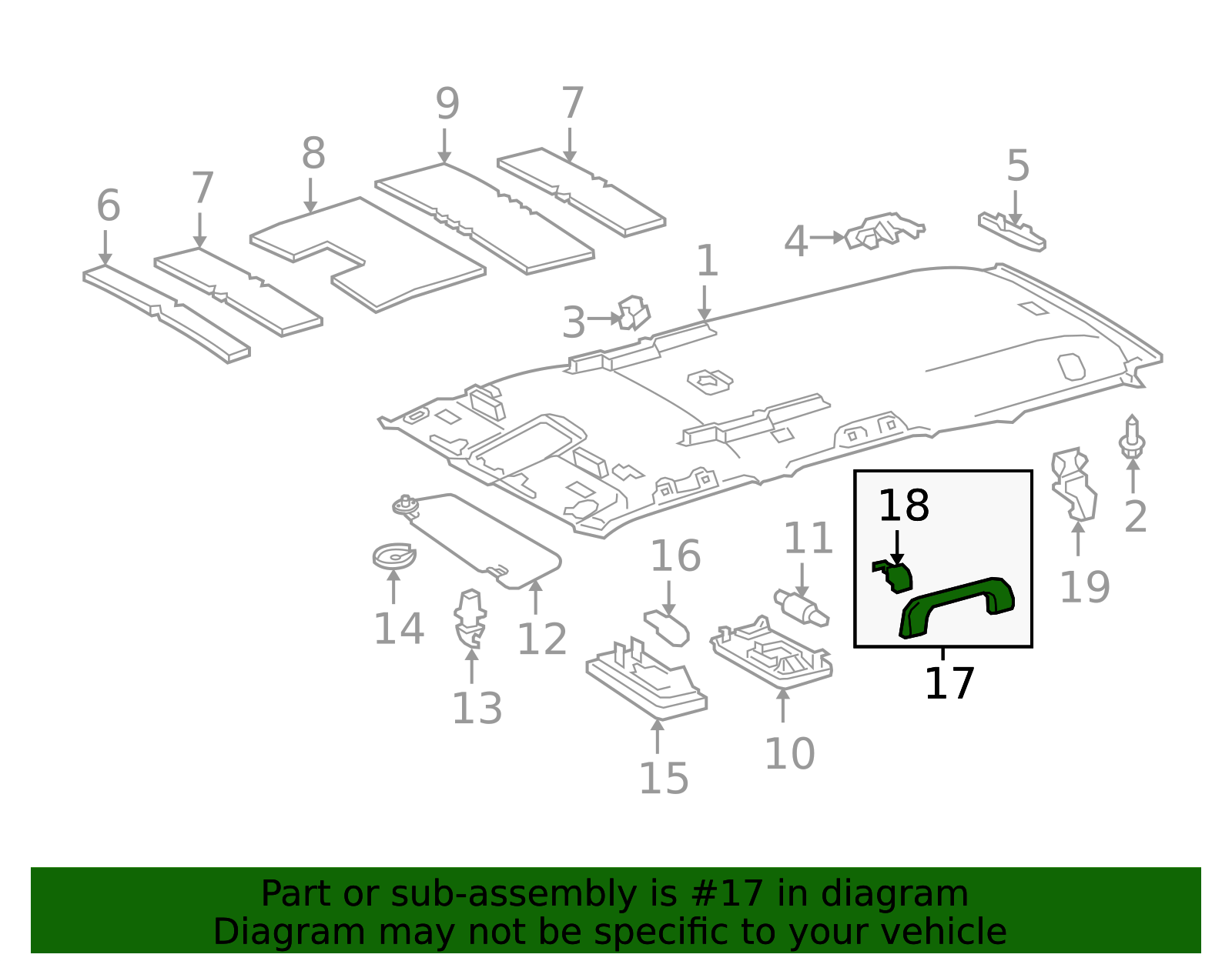 2006-2024 Toyota Grip Handle 74610-02071-E1 | Toyota Parts Express