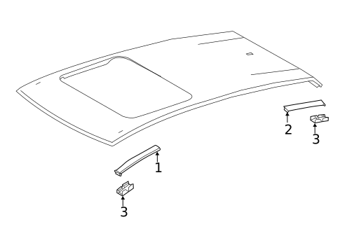 Exterior Trim - Roof for 2020 Lexus UX200 #0