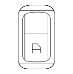 20490581029107 - Body: Door Window Switch for Mercedes-Benz Image