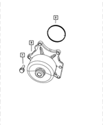 6509056AA - Cooling: Hex Head Bolt, Mounting for Mopar Image