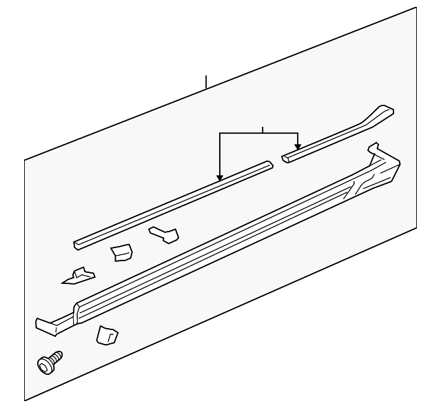 2006-2010 Hummer H3 Dark Smoke Gray Passenger Side Rocker Panel Molding ...