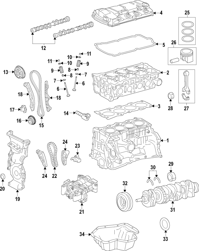 1052B342 - : Engine Crankshaft Main Bearing for Mitsubishi Image