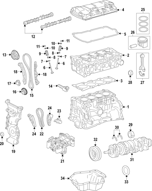 Engine for 2023 Mitsubishi Outlander PHEV #1