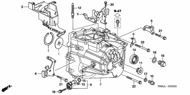 MT Transmission Case for 2006 Acura RSX #0