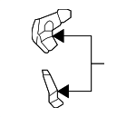 MR402969 - Body: Glove Box Striker for Mopar Image