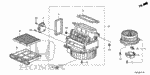 79311SJCA01 - Electrical/Exhaust/Heater/Fuel: COVER, FAN MOTOR for Honda Image