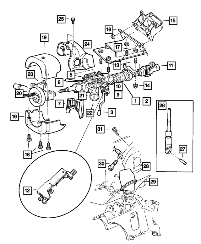 6504628 - Steering: Pin for Mopar Image image