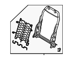 DH1K88680 - Body: Seat Back Frame for Mazda: CX-3 Image