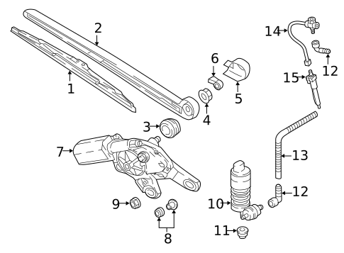 Wipers for 2019 Audi Q5 #1