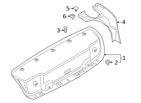 Interior Trim - Trunk for 2024 BMW M850i xDrive #1