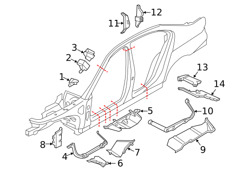 Inner Components for 2016 BMW M5 #0