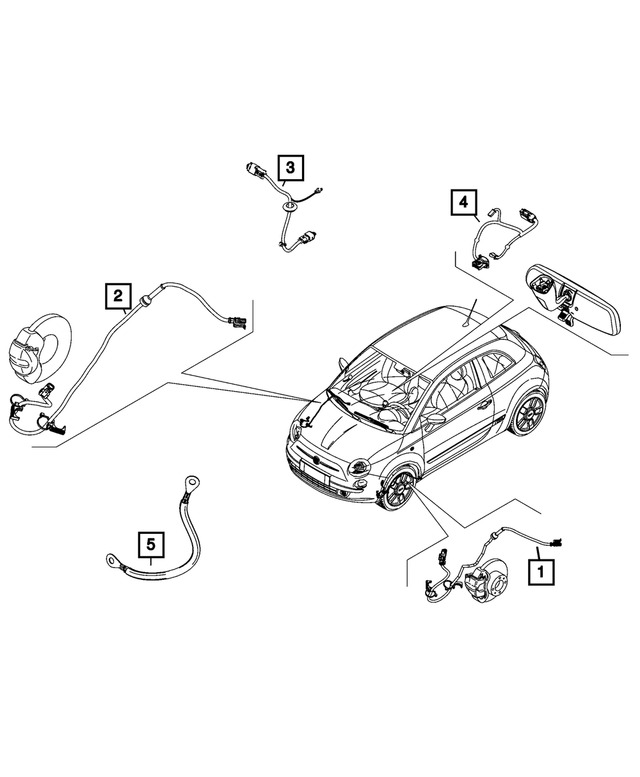 68656289AA - : A/c And Heater Jumper Wiring for Mopar Image