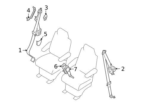 Seat Belt for 2009 INFINITI QX56 #3