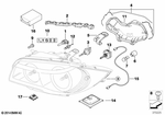 63117180829 - Lighting: Electronics Box Alc Uncoded for BMW Image