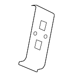 41217374425 - Body: Quarter Panel Reinforced Plate for BMW: X6 Image