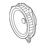 861600WY50 - Body: Rear Dr Speaker for Toyota Image