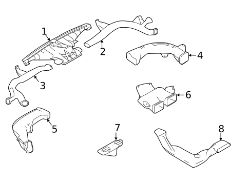 Ducts for 2013 Nissan LEAF #0