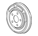 4779286AA - Brakes: Drum for Chrysler: Sebring | Dodge: Avenger, Stratus Image