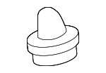 DFR751W24 - Body: Rocker Molding Clip for Mazda Image