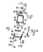 68573480AA - : Seat Adjuster for Mopar Image
