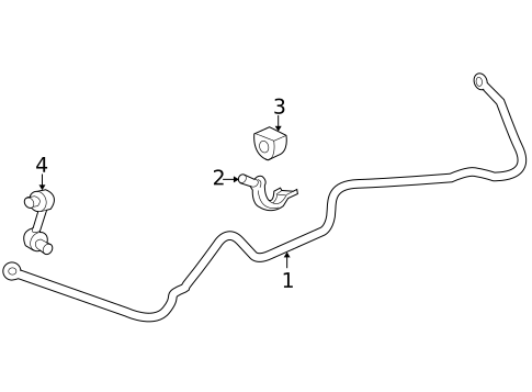Stabilizer Bar & Components for 2005 Cadillac CTS #0